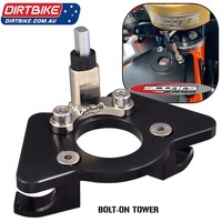 Scotts Steering Damper Australia Frame Bracket ONLY Husqvarna 701 (16-Current), KTM 690 (19->Current)