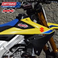 IMS Fuel Tank Australia   2.7 Gallon    "DRY BREAK"    CLEAR  :  Suzuki RMZ 450   (18-C).    RMZ  250   (19-C).