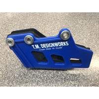 Dirtbike Australia TM Designworks Rear Chain Guide Yamaha A MX Shell and Inner Rub Block Blue