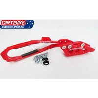 TM Designworks Australia Slide & Guide KIT SX/MX Honda   I  :  (21->C)  CRF 450 R / RWE / RX,   (22->C)  CRF 250 R / RX.   Red