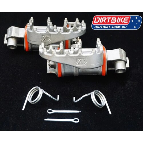 XC Gear Australia "SPURZ RALLY" (HON B). Rubber Damped Footpeg System.