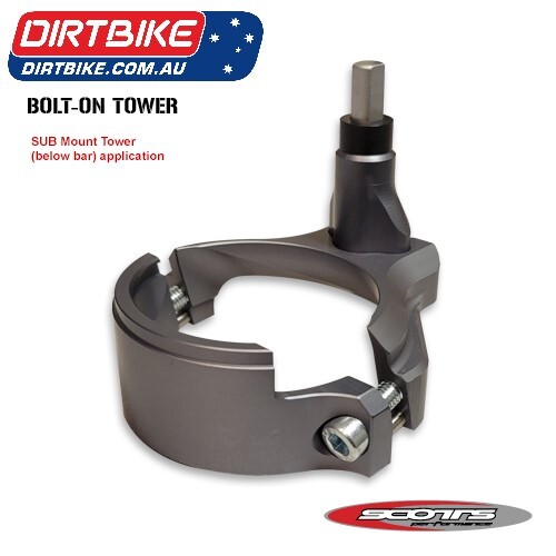 Scotts Damper Australia SUB Frame Bracket ONLY (6125) KTM  (24-C)   EXC / EXCF / XCW.  Husqvarna (24-C)  FE / TE.   GAS Gas  (24-C)