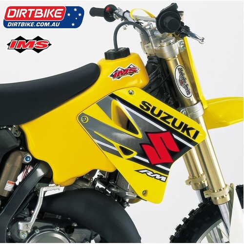 IMS Fuel Tank Australia   3.4 Gallon    "SCREW CAP"    BLACK  :  Suzuki RM 250  (01-08).    RM  125  (01-08).