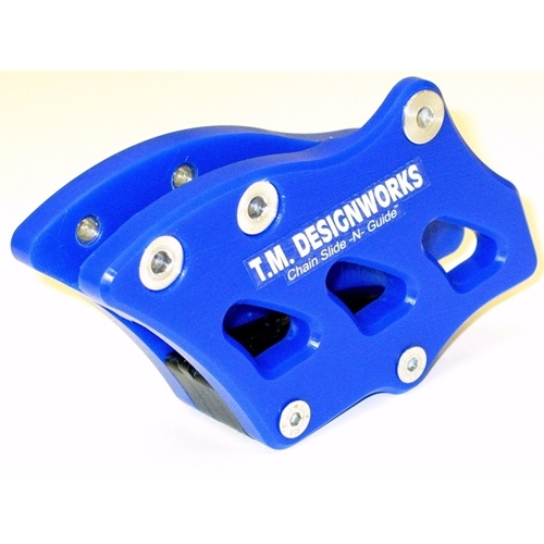 Dirtbike Australia TM Designworks Rear Chain Guide Yamaha A Extreme 2 Blue