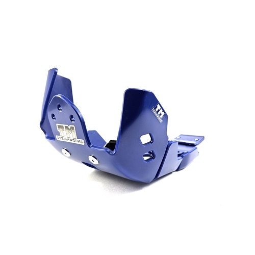 TM Designworks Australia Skid Plate YAMAHA : (2018)  YZF 450.   Blue     (YALG-470-BU)   with Linkage Guard Xtension